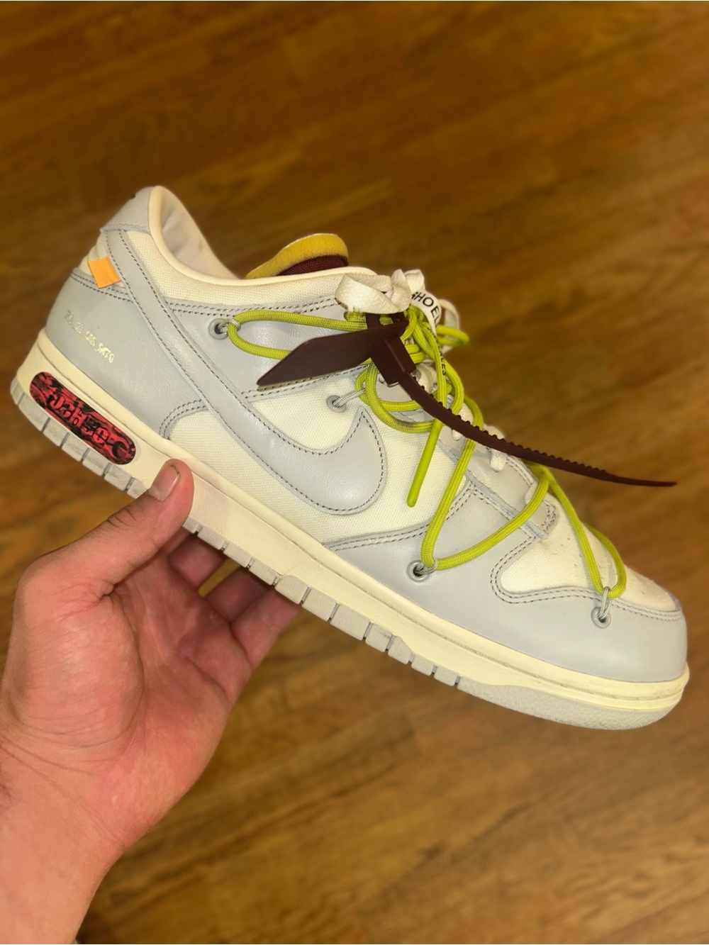 Off-White Nike Dunk Lot 08 Of 50 Size 13 Used In Box